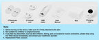 Masgre Wireless TENS EMS Unit - Pads for Electric Muscle Stimulator - Designed for Lower Back, Arm, Shoulder, Leg, and Foot