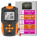 Car Motorcycle Battery Tester 12V 24V Smart Battery Checker Analyzer Test Repair Tools Auto Accessories Universal Lead Acid for RV Truck ATV
