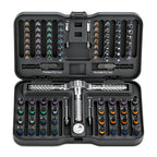 VMAN 100in1 Multifunction Ratchet Screwdriver Set Multi Magnetic Bits Mini Repair Tool Kit Household Tool For PC & Desk Etc.
