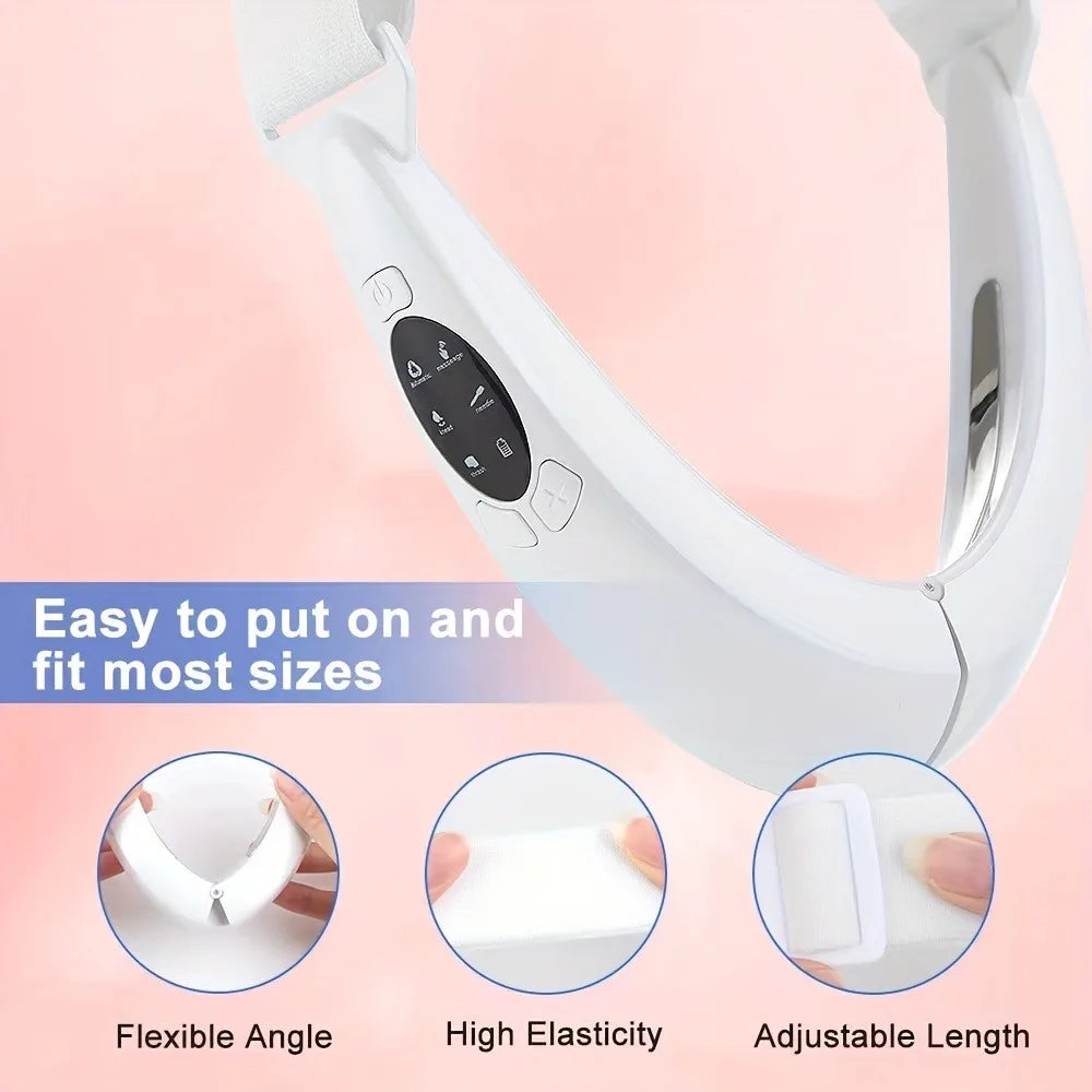 Lady Health Care V-Line Electric Face Massager Double Chin Eliminator Vibration Facial Vibration Massage Fat Reducer  Lift Tools