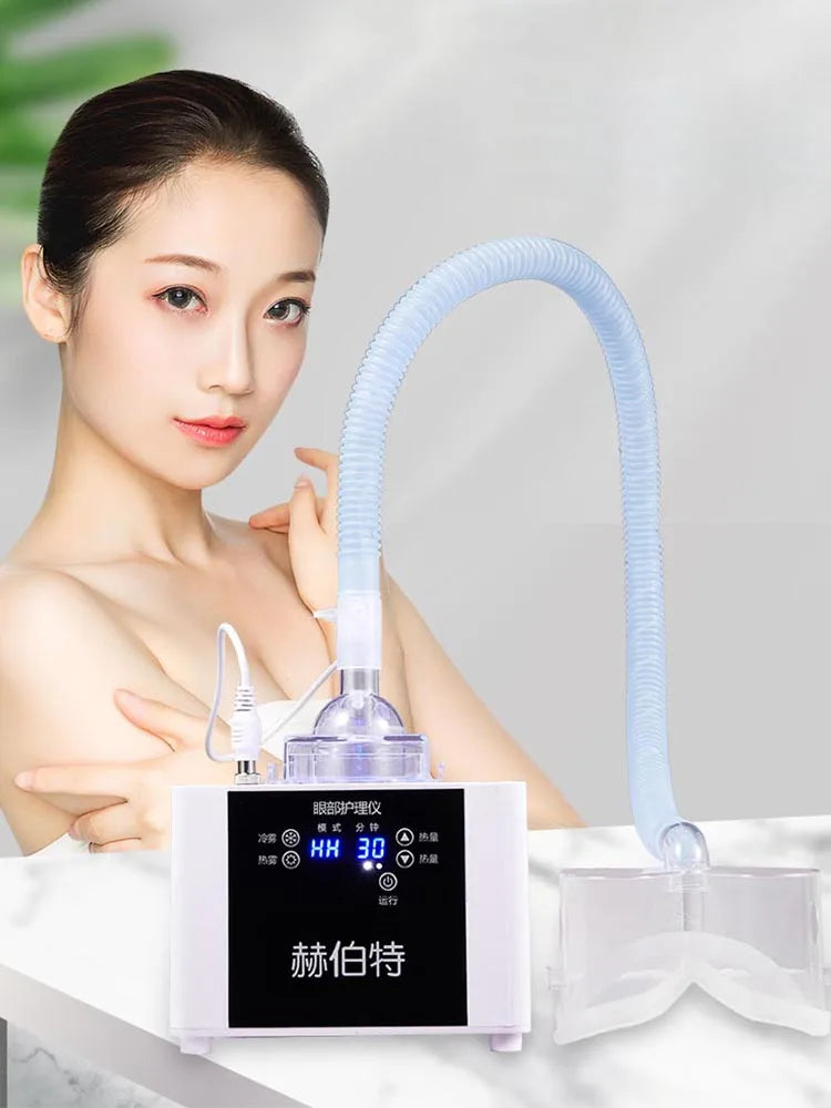 Cold Hot Nano Mist Eye Atomizer Portable Eye SPA Steamer Relieve Eye Fatigue Dry Eyes Dark Circles Moisturizing Eye Care Device