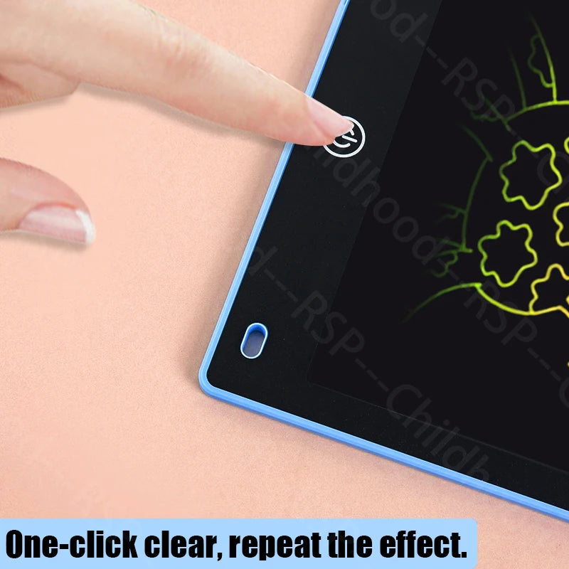 8.5" /10"/12" Drawing Board LCD Writing Tablet For Kids Montessori Educational Toys Student Magic Blackboard Birthday Xmas Gift
