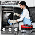 Portable Steam Cleaner 2500W 1200ML Handheld Air Conditioner Kitchen Hood High-Temperature 105°C Adjustable 6 Levels 20 Accessories Car Cleaning Machine Home Appliances