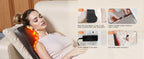 Leercon Neck Massager with Heat, 3D Kneading Massage Pillow for Neck and Back, Shoulder, for Stress Relax at Woman Man Home Office