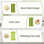 16-In-1 Vegetable Fruit Kitchen Chopper Cutter Food Onion Veggie Dicer Slicer