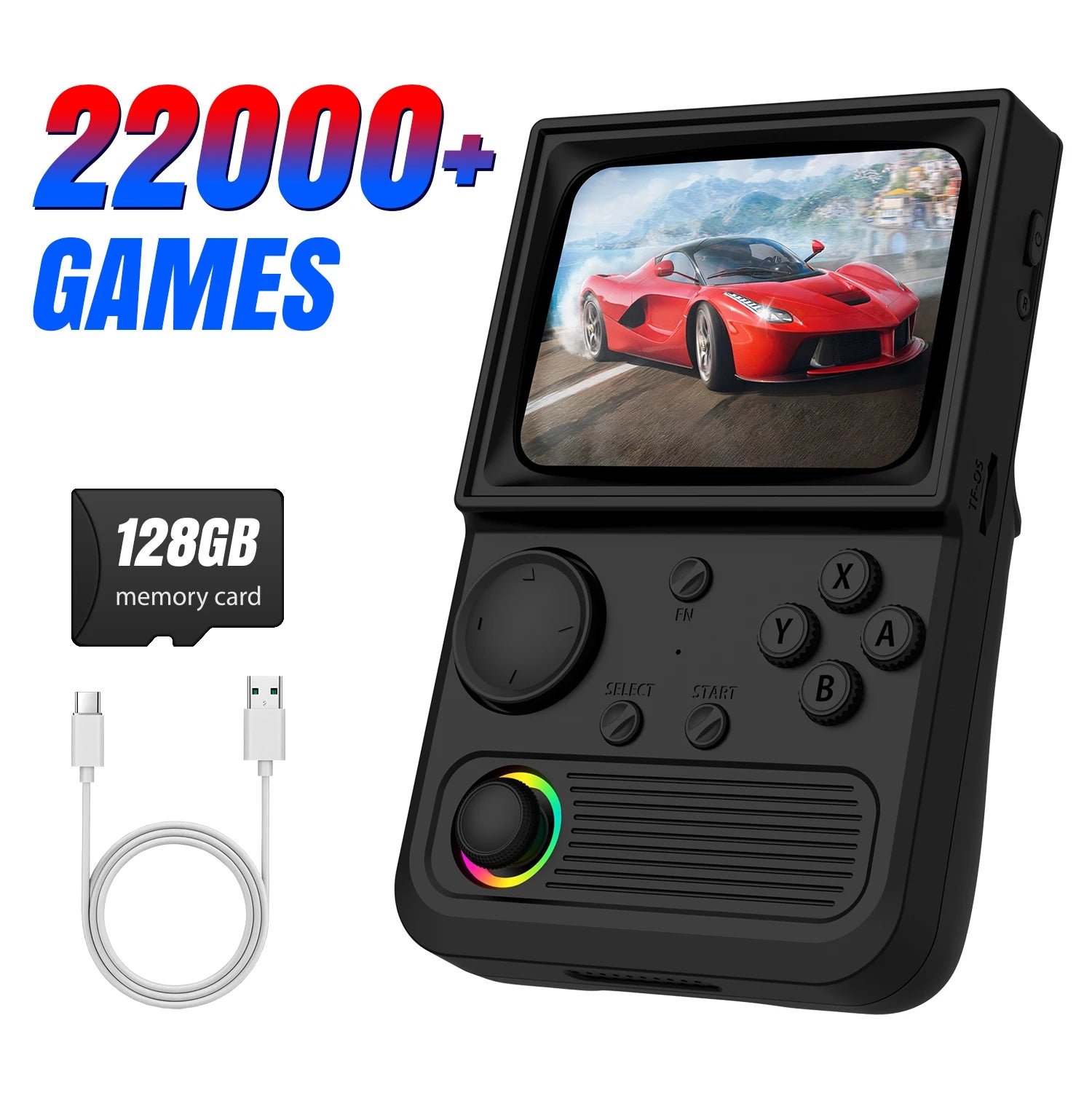 AISLPC R36T Handheld Game Console 18000+Game 3.5'' IPS Screen Wi-Fi Multiplayer Portable Pocket TV Video Console Ship From US