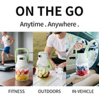 Holidays and Birthdays Blender for Shakes & Smoothies! ZHENMI BPA-Free Cordless Blender, 33oz, Ice Crushing, USB Rechargeable,