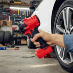 Brushless Impac Wrench 500N.m Electric Driver 1/2" Repair Cordless Screwdriver 4 Gears Power Tools for Milwaukee 18V Battery