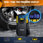Nilight Tire Inflator Portable Air Compressor, Car Air Pump 150PSI Digital Tire Pressure Gauge Auto Shutoff Tire Pump for Car