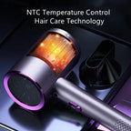 Professional Salon Hair Dryer 2000W Negative Ionic Fast Drying Low Noise Constant Temperature Blower for Home
