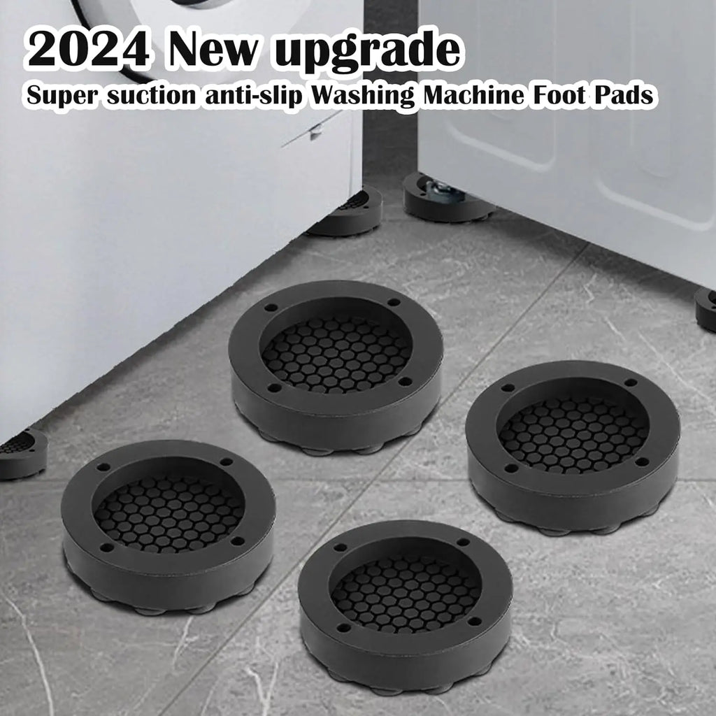 Anti Vibration Feet Pads Rubber Mat Slipstop Silent Universal Washing Machine Support Washer Washing Machine Foot Pads Protects