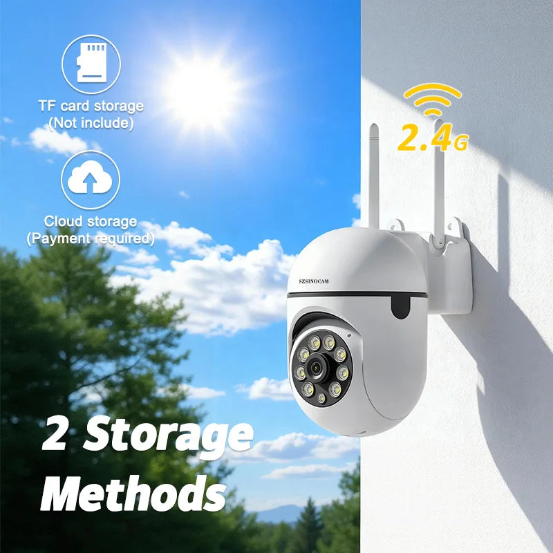 SZSINOCAM 3MP Wifi IP Wireless Security Surveillance PTZ Camera 4X Zoom Cameras Tracking Two-way Audio HD Night Color Camera