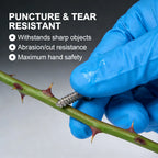Disposable Nitrile Gloves 100PCS Powder Free Latex Free Puncture Resistant for Kitchen Cleaning Industrial Use