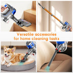 Honki 78KPA Cordless Vacuum Cleaner with LED High Power Strong Suction Wet and Dry Handheld Vacuum Cleaner for Pet Hair Carpet