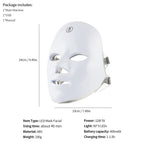 Wireless LED Face Mask 7 Colors Rechargeable Portable Facial Mask Skin Rejuvenation Skin Care Beauty Device