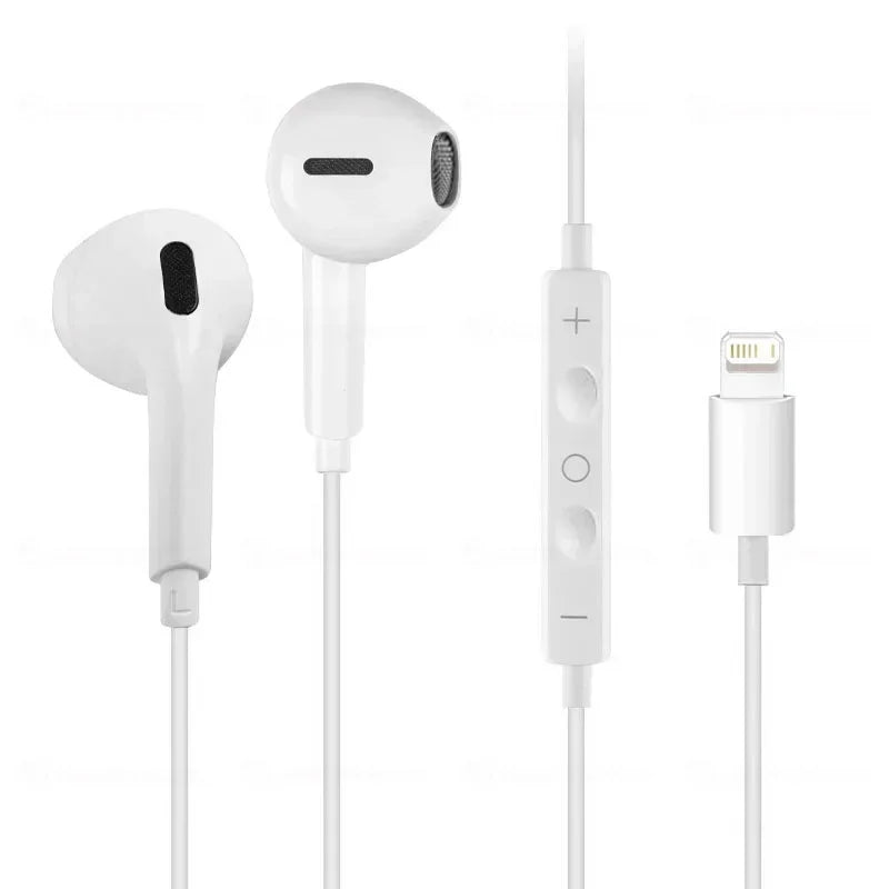 Wired Earphones, Portable Wired Earplugs with Microphone and Volume Control, Universal In-ear Headphones for Type C Devices