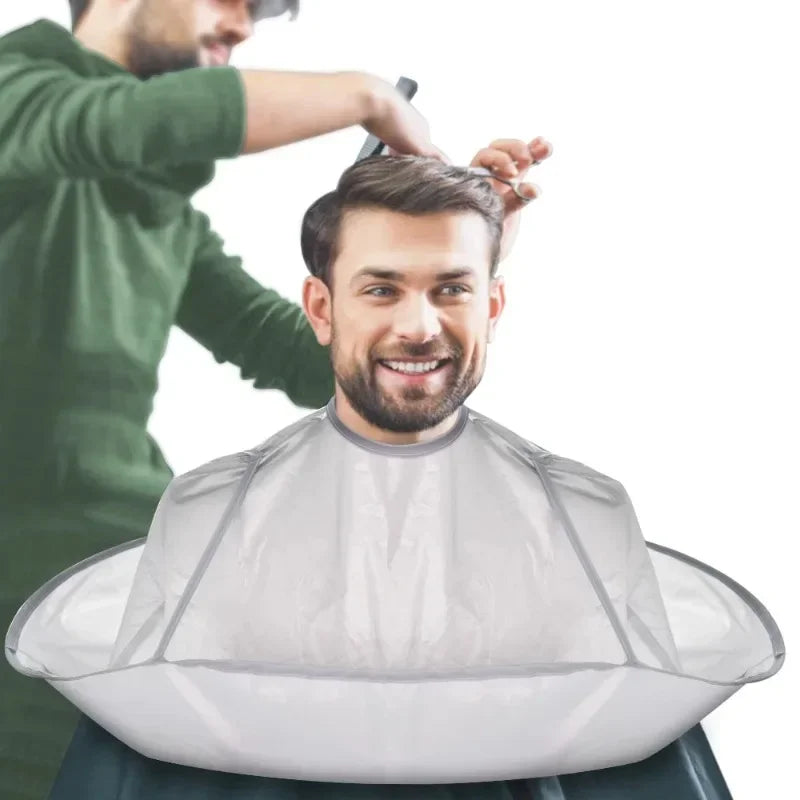 Barber Adult Children Haircut Cloak Foldable Dye Aprons Hair Cutting Hairdressing Cape Breathable Household Haircut Tool Ca