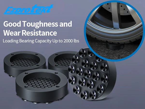 Anti Vibration Feet Pads Rubber Mat Slipstop Silent Universal Washing Machine Support Washer Washing Machine Foot Pads Protects