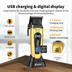Hair Clippers for Men, Cordless Barber Clippers with LED Display 2299Hair Trimmer with Charging Base Professional Hair Clippers for Men, Cordless Barber Clipper T-Blade Beard Trimmer Foil Shaver Set, Rechargeable Electric Fad