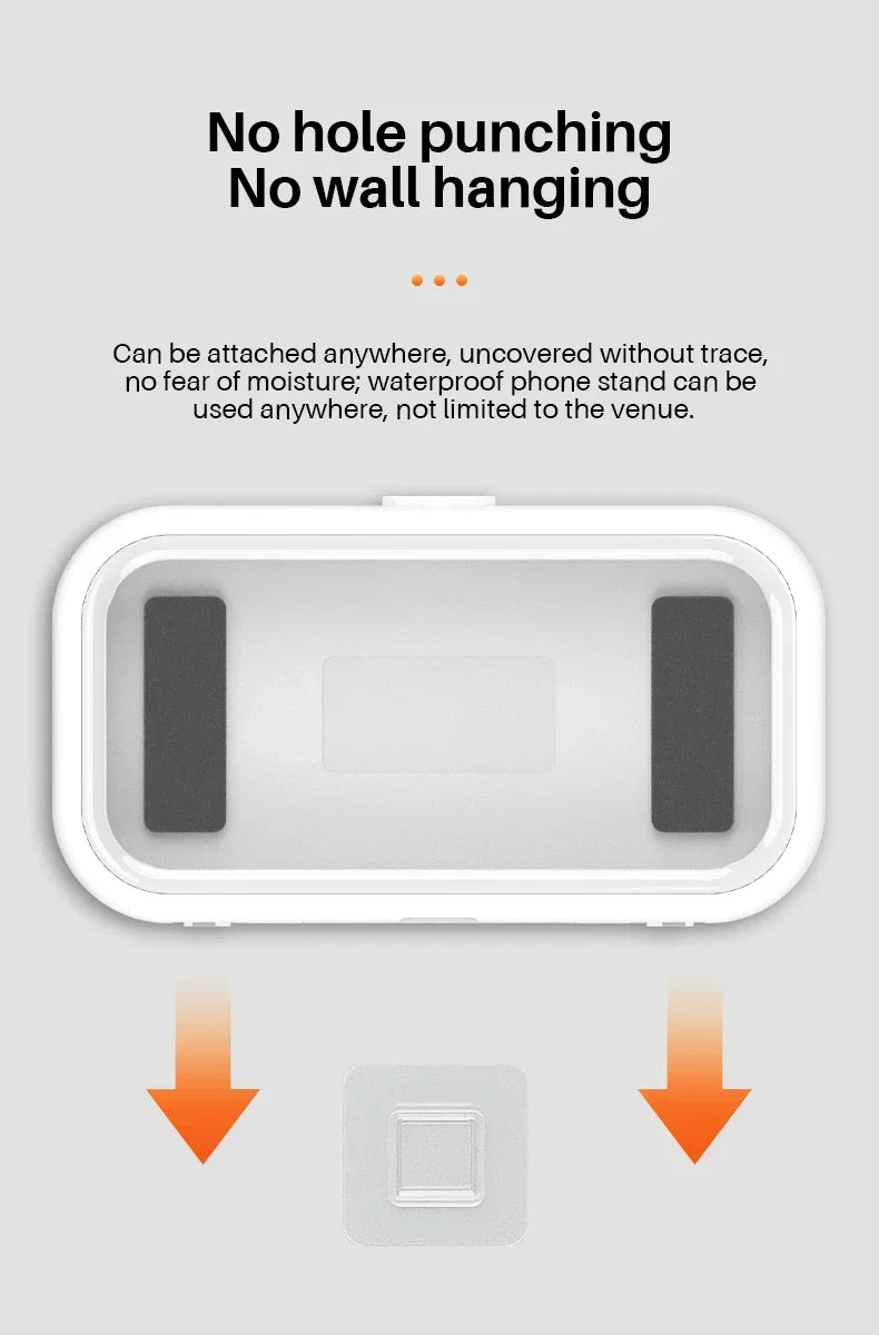Fixed Universal Waterproof and Anti-fog Mobile Phone Case for Bathroom Shower Phone Holder Waterproof Can Touched Shower Phone