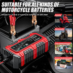 6V 12V 1.5A Smart Car Battery Charger for Lead-Acid AGM GEL Batteries (US)