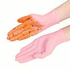 2/20/50/100pcs Black Disposable Nitrile Gloves, Latex-Free Waterproof Anti-Static Multi-Purpose Work Gloves, Powder-Free, Suitable For Kitchen, Bathroom, Home, Hair Dyeing, Beauty Salon, Painting, Craft Protection Gloves [No