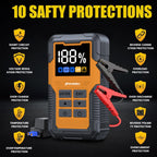 Car Battery Jump Starter with OBD2 Scanner 5000A Battery Jumper Starter，Code Reader for Check Engine Light, Diagnostic Tool