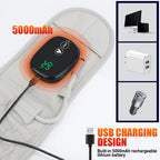 Back Heating Support Belt Airbag Heating Waist Brace Inflatable Vibration Massage Back Brace Belt Abdomen Warmer Lumbar Support