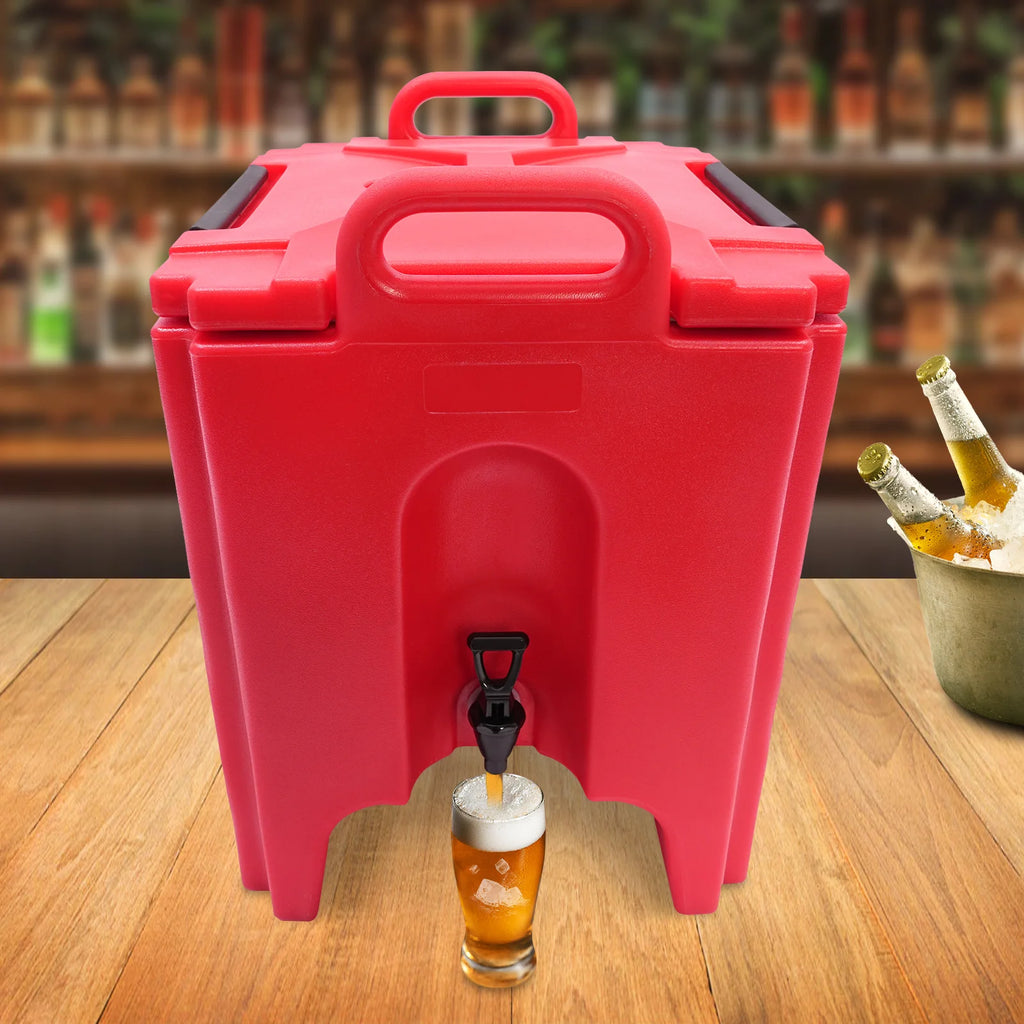 40L Insulated Beverage Dispenser, Portable Thermal Beverage Server, Insulated Beverage Dispenser with Handles