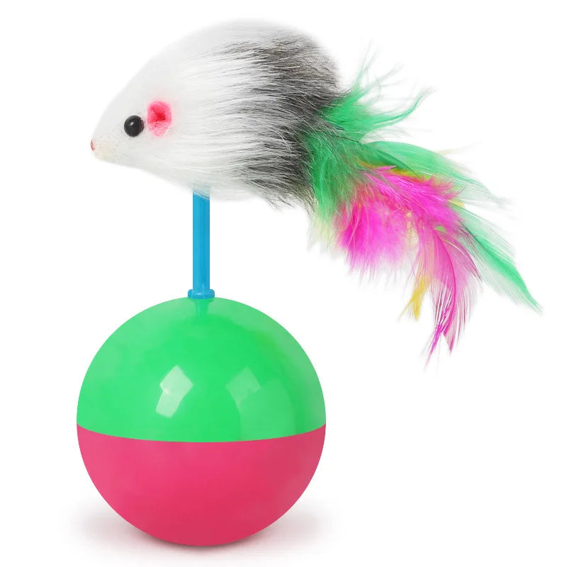 Cat Toy Tumbler Mouse Teasing Cat Deboredom Caged Mouse Toy Self Hilarious Deboredom Cat Toy Pet Toys