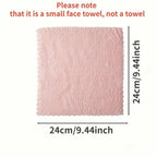 10pcs Solid Color Washcloths, Simple Plain Face Cloth, Soft Absorbent Towel Small Face Towel, Bathroom Supplies