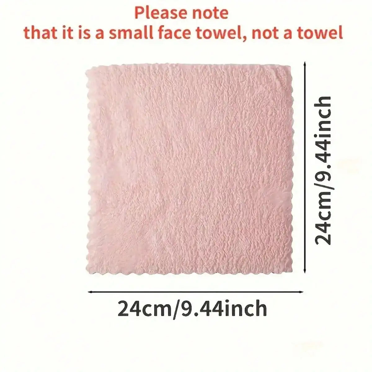 10pcs Solid Color Washcloths, Simple Plain Face Cloth, Soft Absorbent Towel Small Face Towel, Bathroom Supplies
