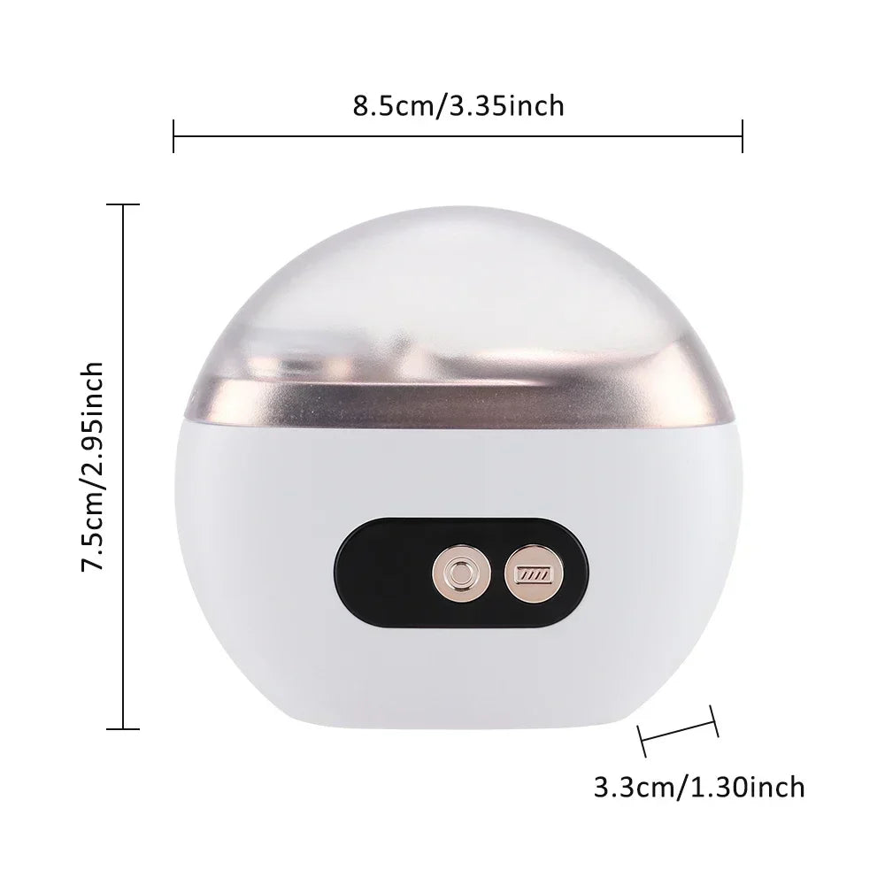 2 In 1 Electric Nail Trimmer Anti Splash Design Baby Adult Finger Toe Nail Clipper Manicure Pedicure Tools For Thick Nails