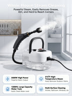 2500W High Temperature Steam Cleaner 110V Portable Handheld Steam Cleaning Machine With Multiple Accessories US Plug