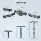 VMAN 24in1 Multifunction Ratchet Screwdriver Set Multi Magnetic Bits Mini Repair Tool Kit Household Tool For PC & Desk Etc.