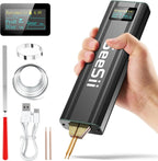 SEESII Battery Spot Welder Handheld Spot Welding Machine with Rechargeable Battery 2-in-1 Mini Battery Welder for Nickel-Plated Sheets up to 0.2mm - for Battery Pack Assembly and Repair