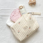 Mommy Bag Print Embroidery Mommy Bag Zipper Newborn Baby Diaper Bag Nappy Pouch Travel Stroller Storage Bags