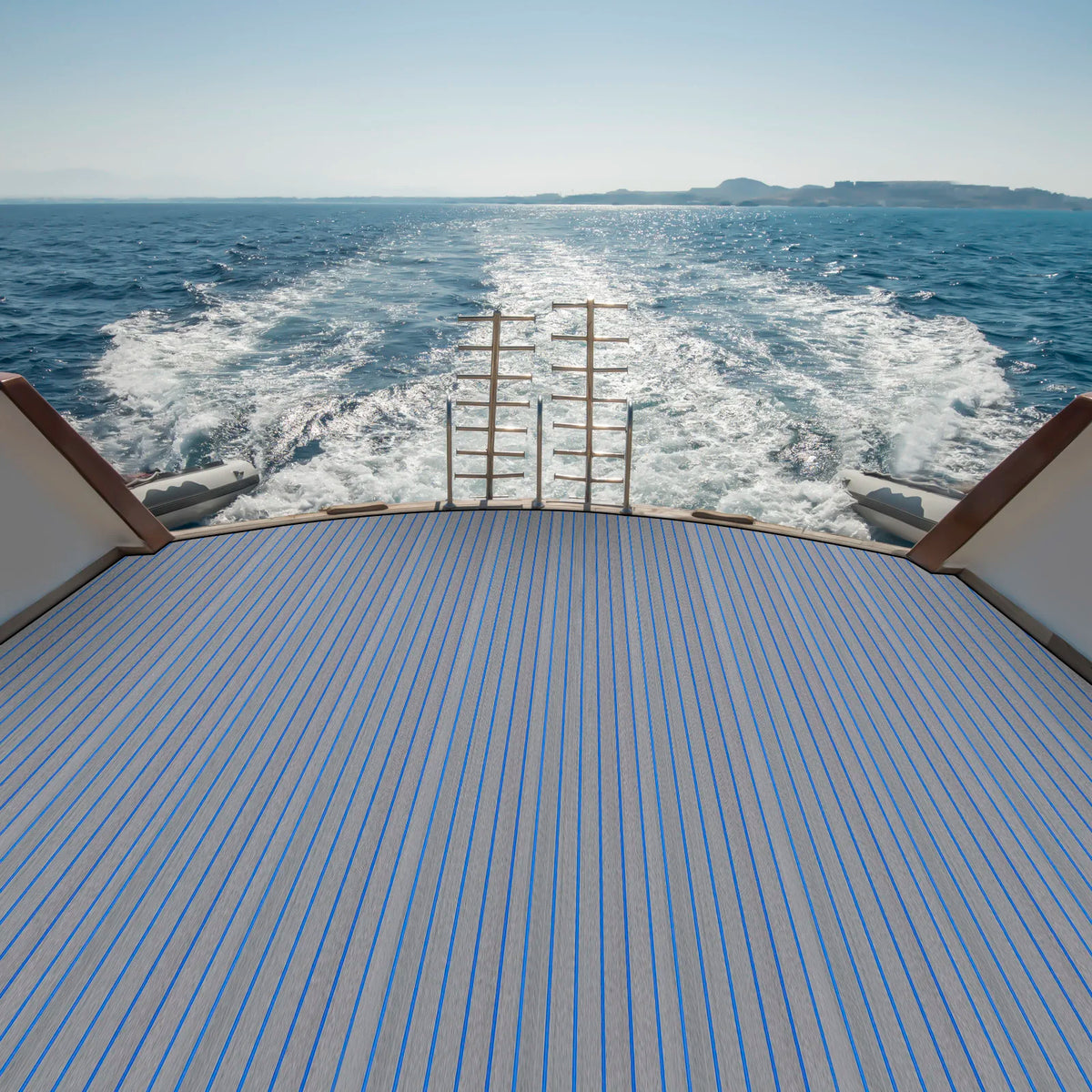 240*60cm/240*90cm EVA Foam Non-Slip Boat Deck Mat 6mm Thick Waterproof Marine Yacht Faux Teak Decking Sheet Flooring Carpet Pad