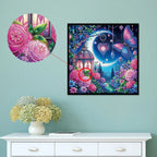 DIY Beautiful Night Diamond Art Painting Kits,Diamond Dots Art Paintings for Beginners and adults for Home Wall Decorate Gift