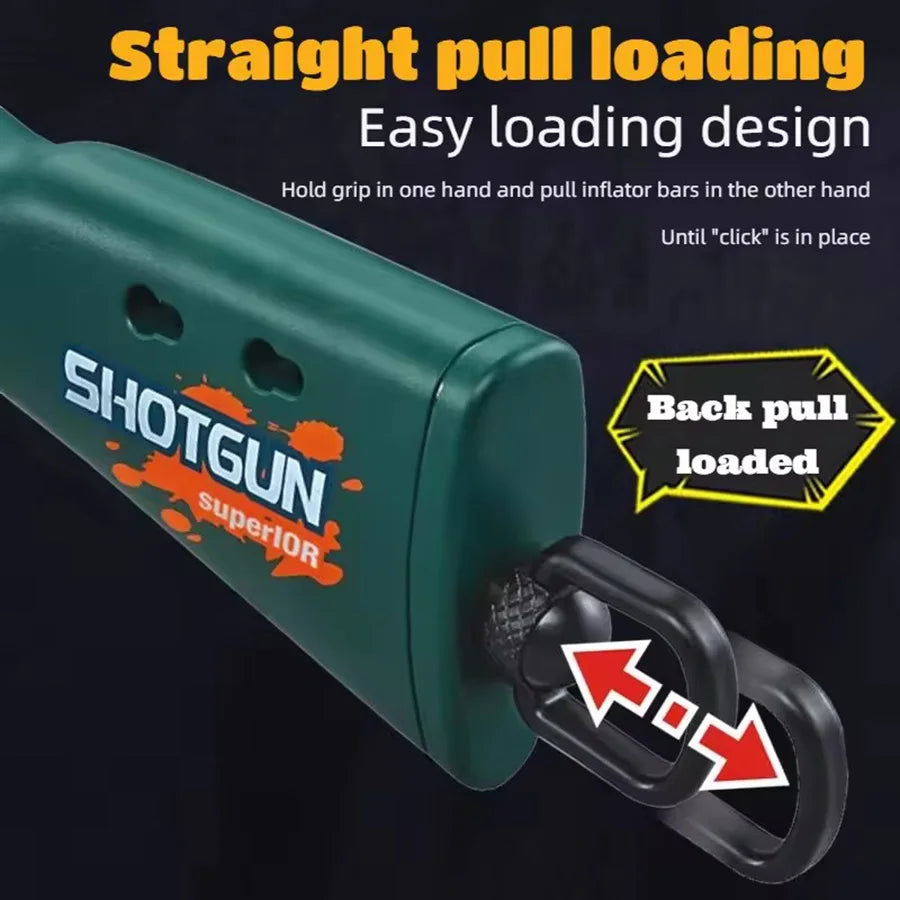 Mini S686 Rifle Shell Ejection Toy Gun Soft Bullet Manually Loaded Outdoor Sports CS Shooting Game Weapon for Children Boys Gift