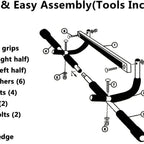 Doorway Chin Up Bar Pull Up Bar Sit Up Mutil-Function Home Gym Strength Training