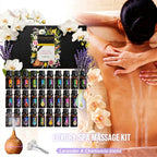 20pcs/set Black Classic Essential Oil Set Lavender Eucalyptus Sweet Orange Lemon Fragrance Oil Spa Body Massage Essential Oils