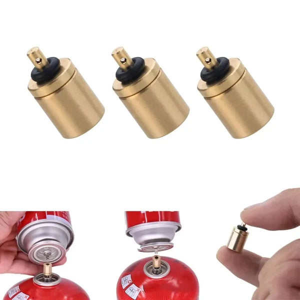 1-6pcs Gas Refill Adapter Filling Butane Canister Outdoor camping stove Gas Cylinder Gas Tank Burner Accessories Inflation Valve
