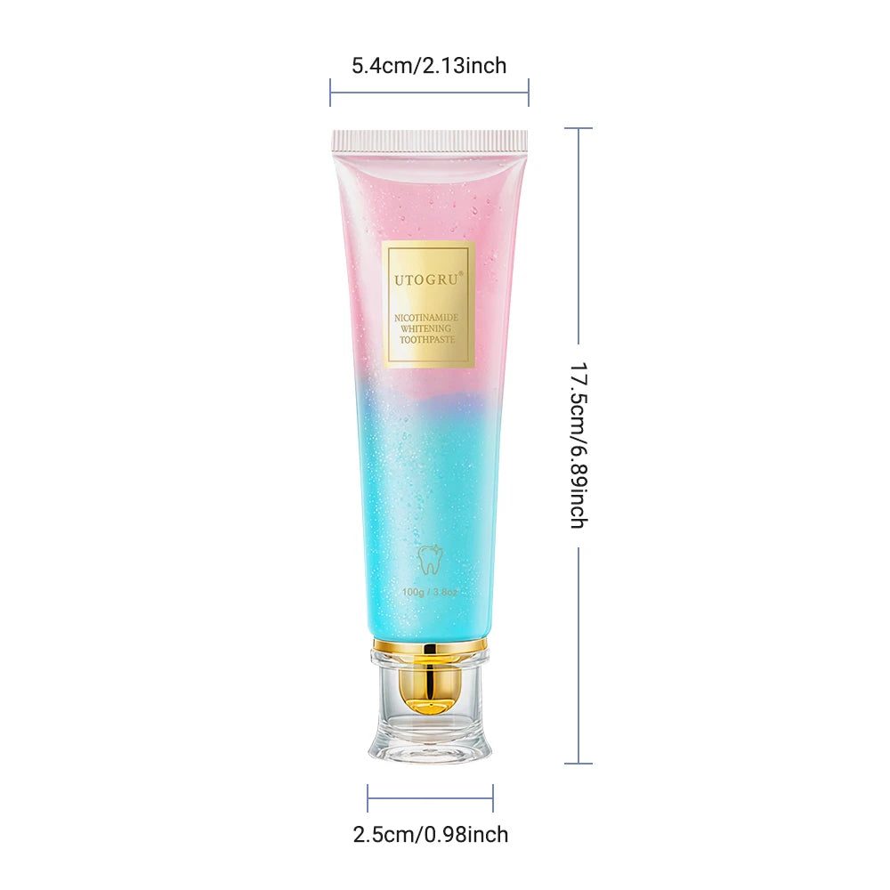 Niacinamide Whitening Toothpaste Refreshing Clean Teeth For Men And Women Fresh Breath Toothpaste To Remove Surface Stains