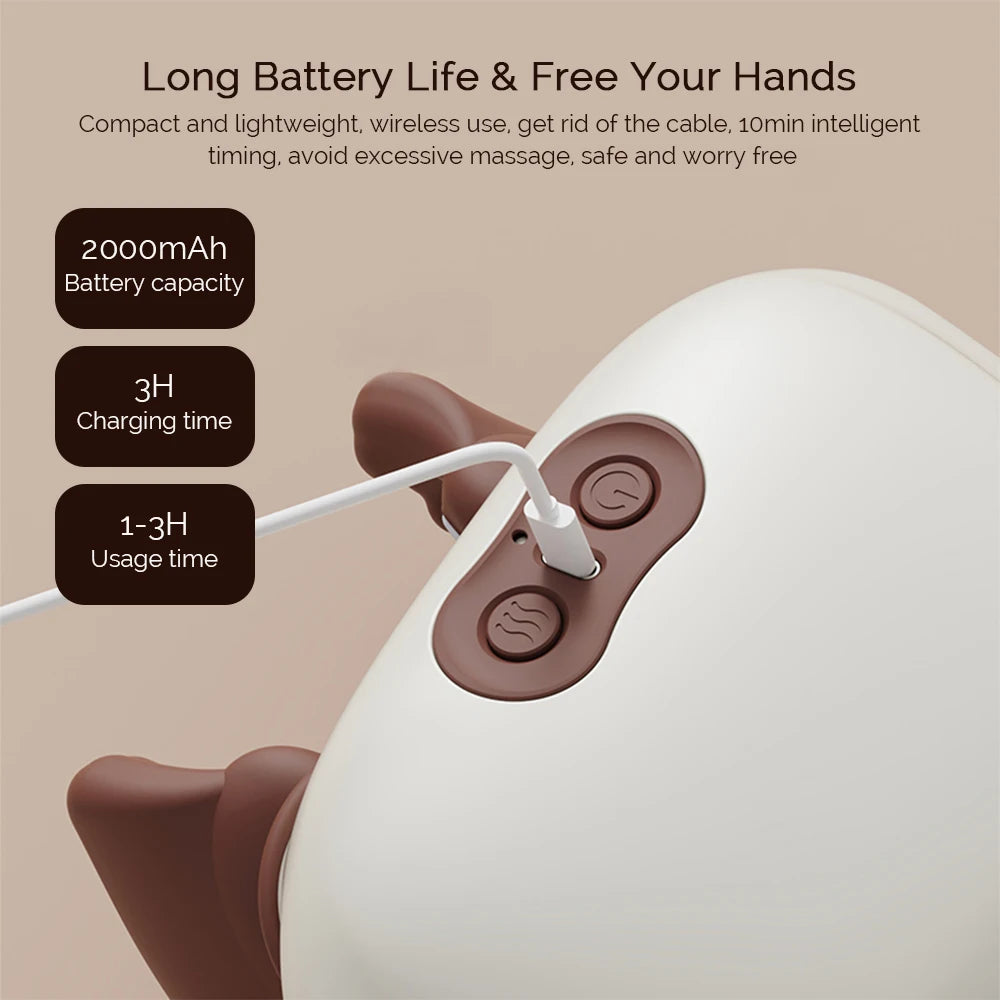 Bionic Pressure Neck Massager Back and Shoulder Massager Electric Kneading Neck Deep Massage Muscle Relax