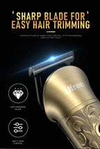 Ufree Beard Trimmer for Men, Electric Razor Shaver, Cordless Hair Clipper Shaving Kit for Mustache Body Nose Ear Hair Facial, Ad