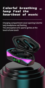 2026 New TWS Wireless Earphones with Bluetooth 5.49 Gaming Headset Sport Earbuds with LED Display Earhooks and Built-in Mic