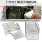 2Pcs Zinc Alloy Automobile Ribbed Drive Belts Remover Stretch Aux Belt Removal Installer Tool Set Car Repair Modification
