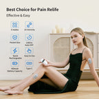 Masgre Wireless TENS EMS Unit - Pads for Electric Muscle Stimulator - Designed for Lower Back, Arm, Shoulder, Leg, and Foot