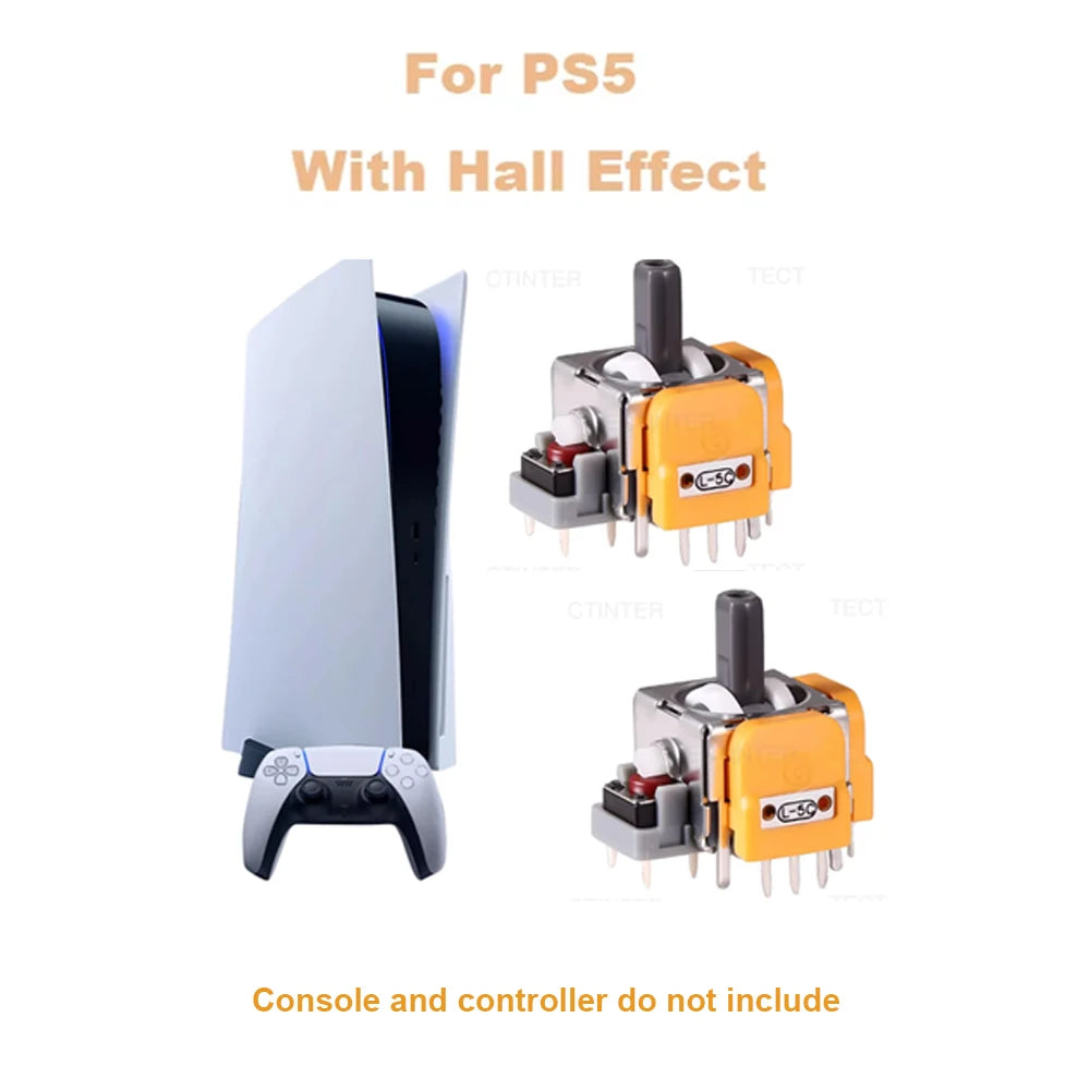 3D Analog Hall Effect Joystick For PS5 Controller Accessories Replacement Thumb Stick For Playstation 5 Gamepad Repair Parts